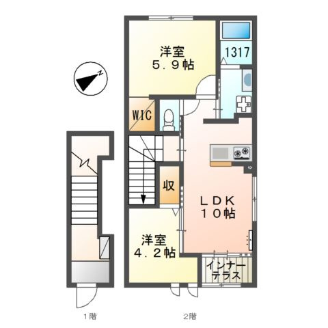 ミモザの外観|外観写真（昼）