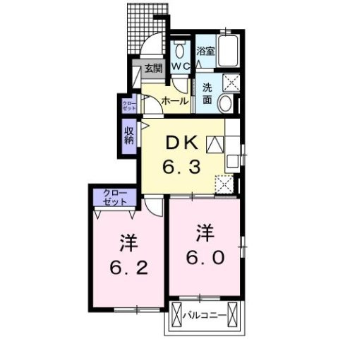 プリムローズの間取り