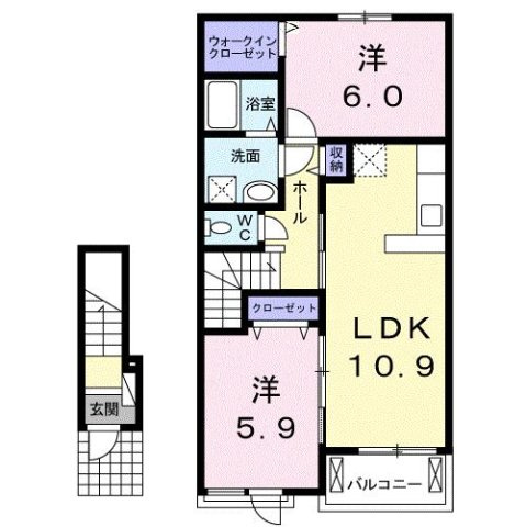 オリーブⅠの間取り