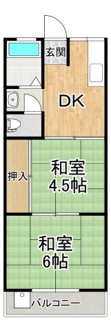 【間取り】 | ハイツ高倉台