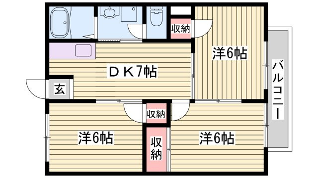 ハイツフォレストの間取り