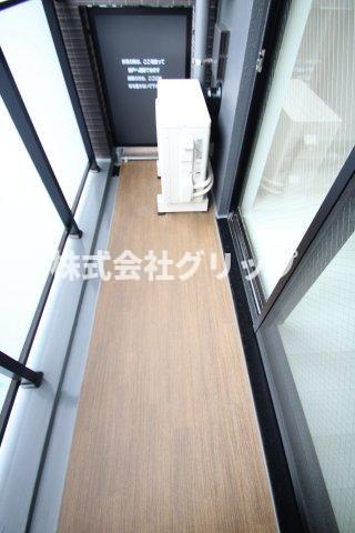 Le'a横濱和田町壱番館のバルコニー