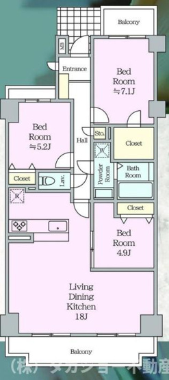 【間取り】 | 第一ハイツ稲毛 エルステージ