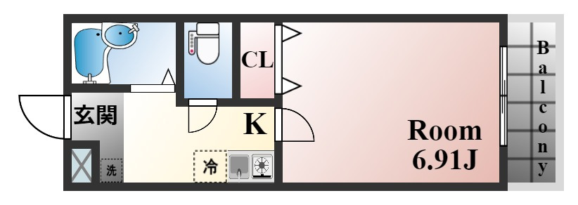 ウェーブ桜ヶ丘の間取り