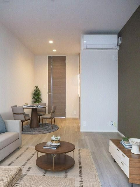 メゾンガルテンの居間・リビング|★リビングダイニング／ＣＧ家具のため、実際は家具は付きません★