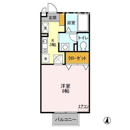 セジュールＳＡの間取り