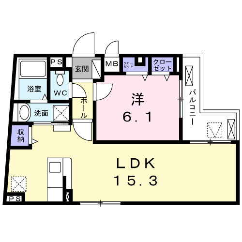 ブルーセブンの間取り