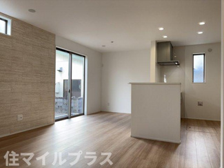 【居間・リビング】 | 会津若松市八日町新築一戸建て1棟 | ゆったりとした居間です