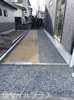 【庭】 | 会津若松市八日町新築一戸建て1棟 | 簡単な家庭菜園も楽しめるお庭です