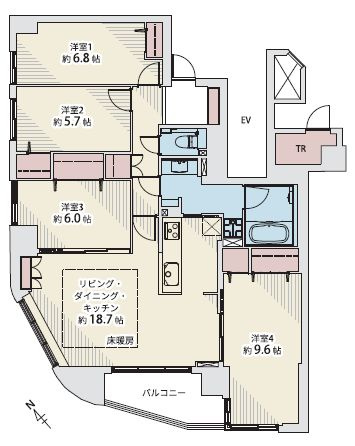 【間取り】 | エクセルシオール宮の沢アーク