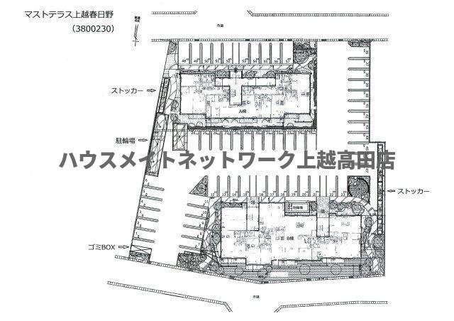 マストテラス上越春日野の区画図|配置図
