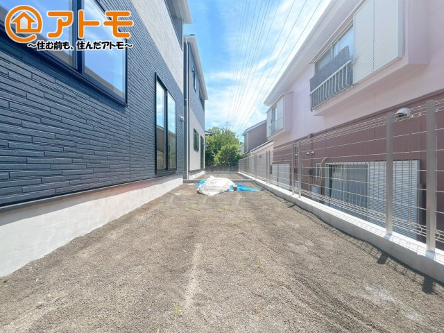 【庭】 | 沼津市高尾台第6　新築一戸建て　3号棟 | 広いお庭はお子様と遊んだり、趣味を楽しんだりするのにピッタリ♪