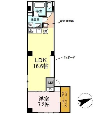リーベルコートⅡの間取り
