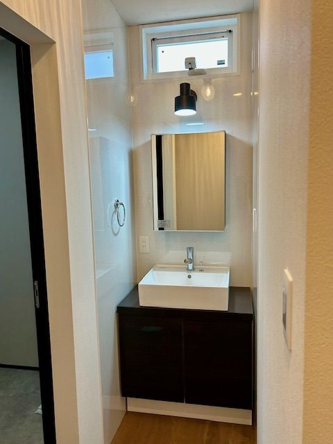 久留米市上津町の新築一戸建の洗面所|使いやすい洗面所です