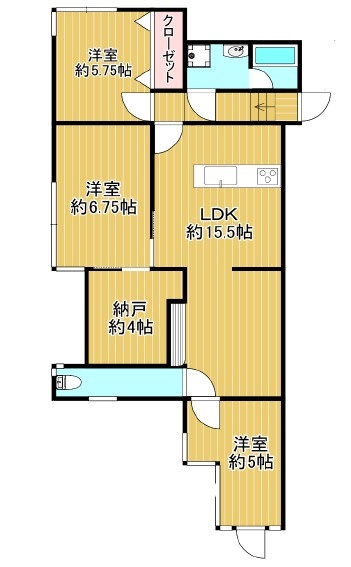 フィオーレ帝塚山の間取り