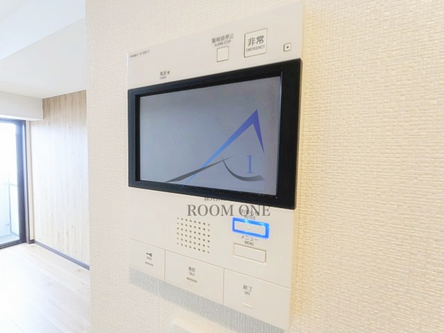 アゼスト堀切菖蒲園Ⅱのセキュリティ|モニター付きインターホンです。