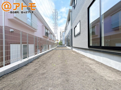 【庭】 | 沼津市高尾台第6　新築一戸建て　4号棟 | 広いお庭はお子様と遊んだり、趣味を楽しんだりするのにピッタリ♪