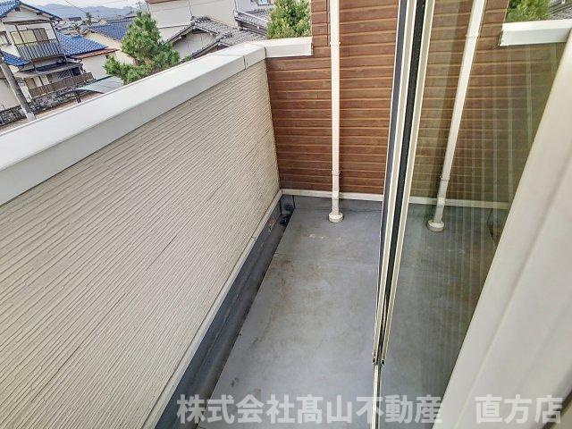 サン・ノーブⅡ木屋瀬のバルコニー