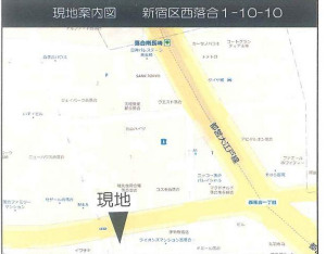 ゴールドレジデンス西落合の地図