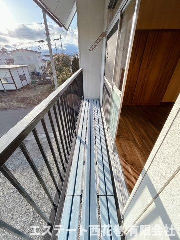 丸千住宅　諏訪のバルコニー