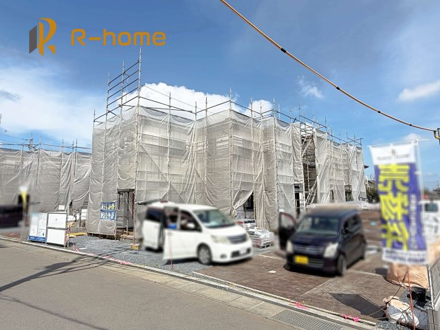 第1笠間市南友部　新築戸建て　3号棟の外観|ご予約を頂ければ、『平日』はもちろん『早朝』や『夜間』もご見学可能です♪お気軽にお申し付けください♪