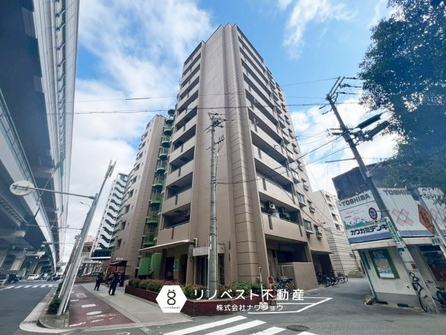 緑橋ピアガーデンズの外観|11階最上階につき眺望・日当たり良好♪
中央大通り沿いにつき、車でのアクセス良好◎