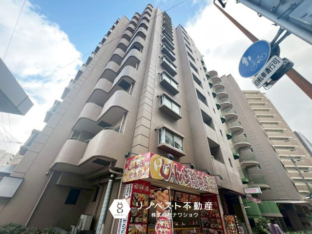 緑橋ピアガーデンズの外観|【リノベスト不動産】テナント（事業用）物件のご紹介も可能です。事務所移転・新規開業等お気軽にご相談ください♪