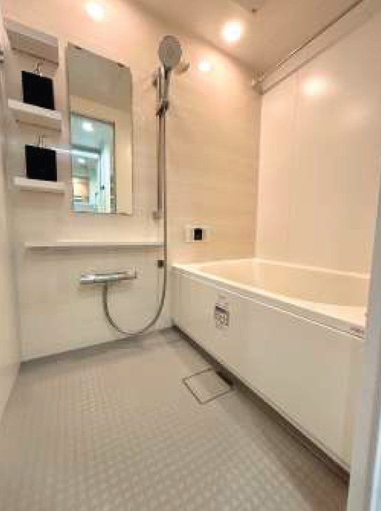 北越谷スカイハイツ1号棟の浴室