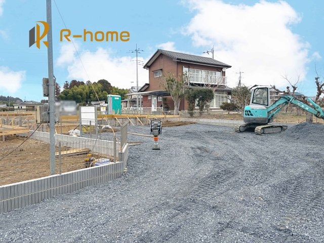 第1笠間市南友部　新築戸建て　4号棟の外観|ご予約を頂ければ、『平日』はもちろん『早朝』や『夜間』もご見学可能です♪お気軽にお申し付けください♪