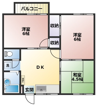 【間取り】 | ベルハイムA