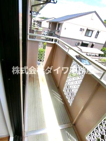 セジュールながたやAのバルコニー