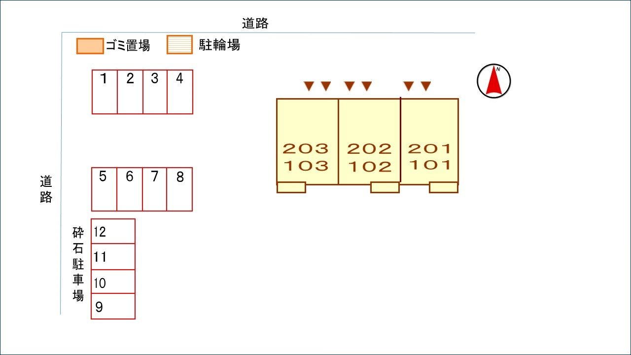 おおつ野・センヒルズの駐車場|駐車場
