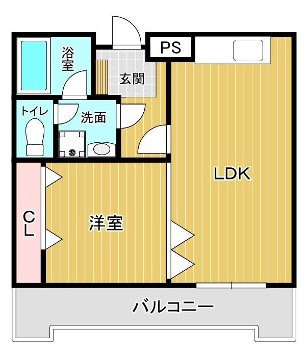 クリエイト西公園の間取り