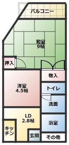 ハニーハイツの間取り