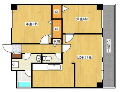 デュコムワイズの間取り