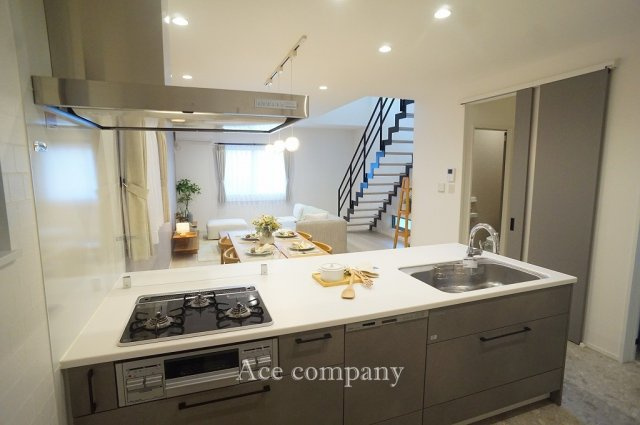 【キッチン】 | 平野区長吉長原西3丁目 | 食洗機付きのシステムキッチンです☆