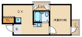 【間取り】 | ラ・ペール一番館