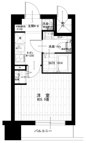 パルム長者町の間取り