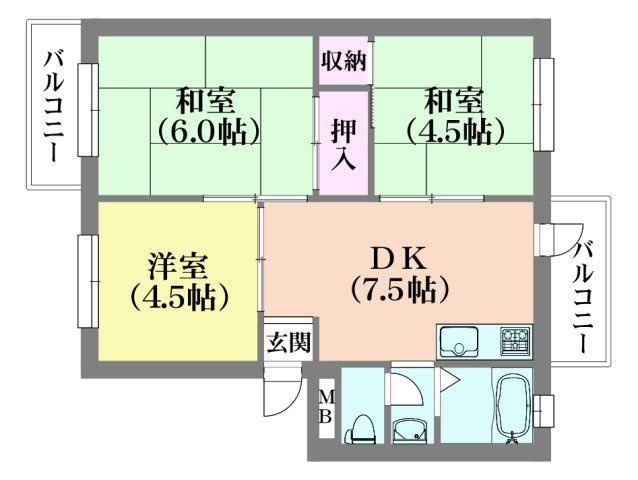 上高丸厚生年金住宅3号棟