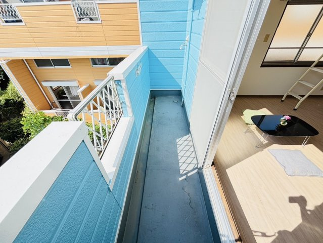 ハイデンス高雄Bのバルコニー