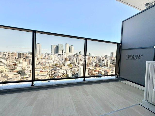 メイクスアート名駅WESTのバルコニー