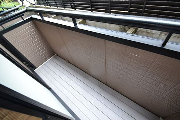 山麓荘のバルコニー