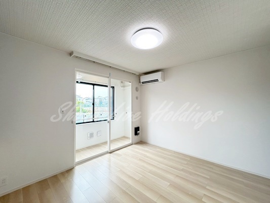 藤沢市辻堂５丁目のアパートの居間・リビング|使いやすいリビングになります♪