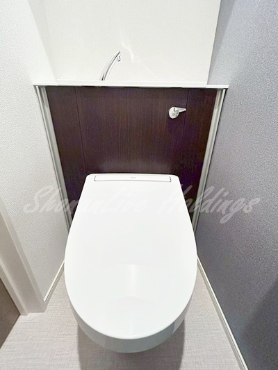 藤沢市辻堂５丁目のアパートのトイレ|温水洗浄便座付き♪