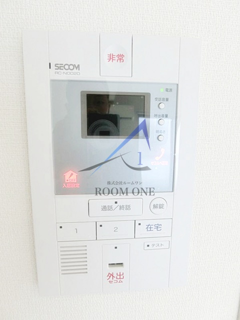 リブリ・セント ファミリアのセキュリティ|モニター付きインターホンです。