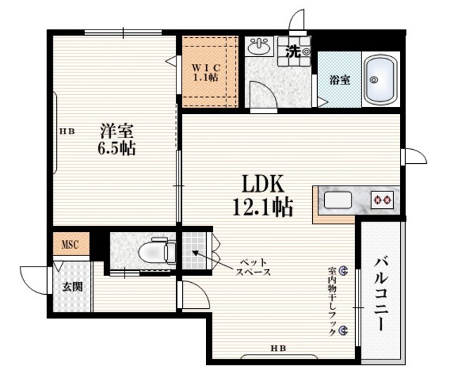 カーサラミーナの間取り|★間取図★