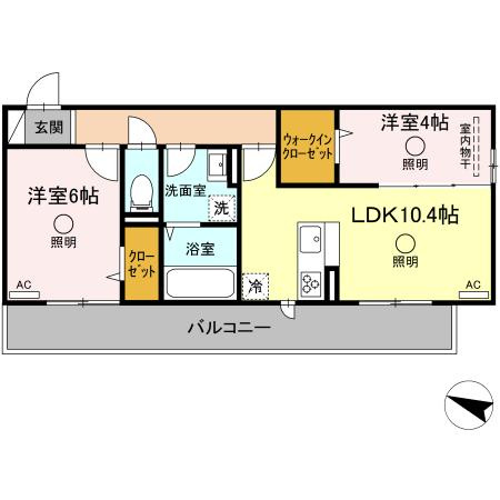 ラ・メゾン　ドゥの間取り