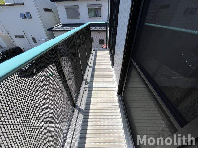 緑台ハイツのバルコニー