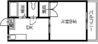 【間取り】 | コーポ四番館アップル
