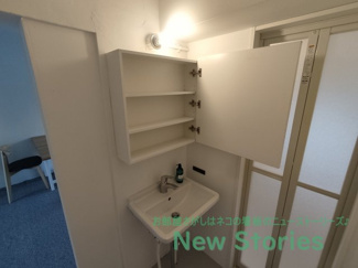 【独立洗面台】 | ハコニスアパートメントA